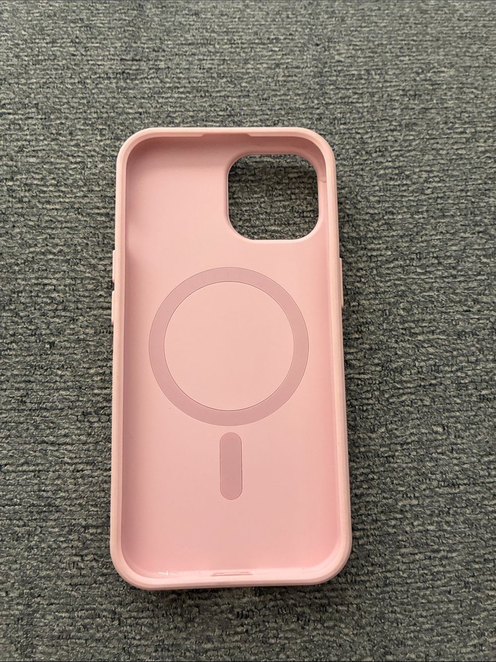 OTTO Light Pink Silicone Phone Case with MagSafe Ring
